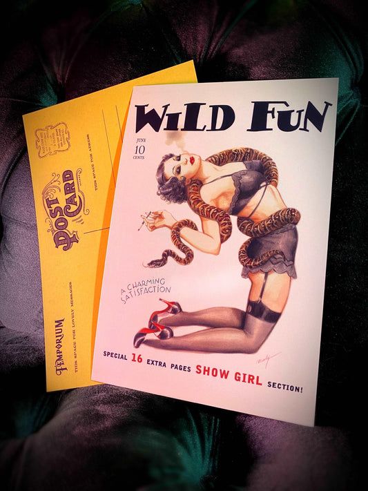 Carte postale jumbo Wild Fun - Femporium