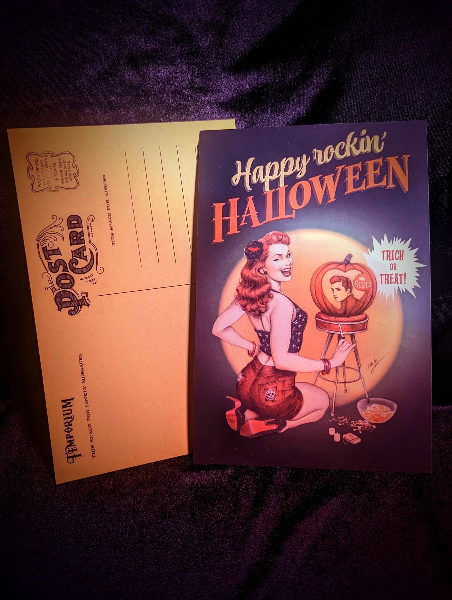 Carte postale jumbo Halloween
