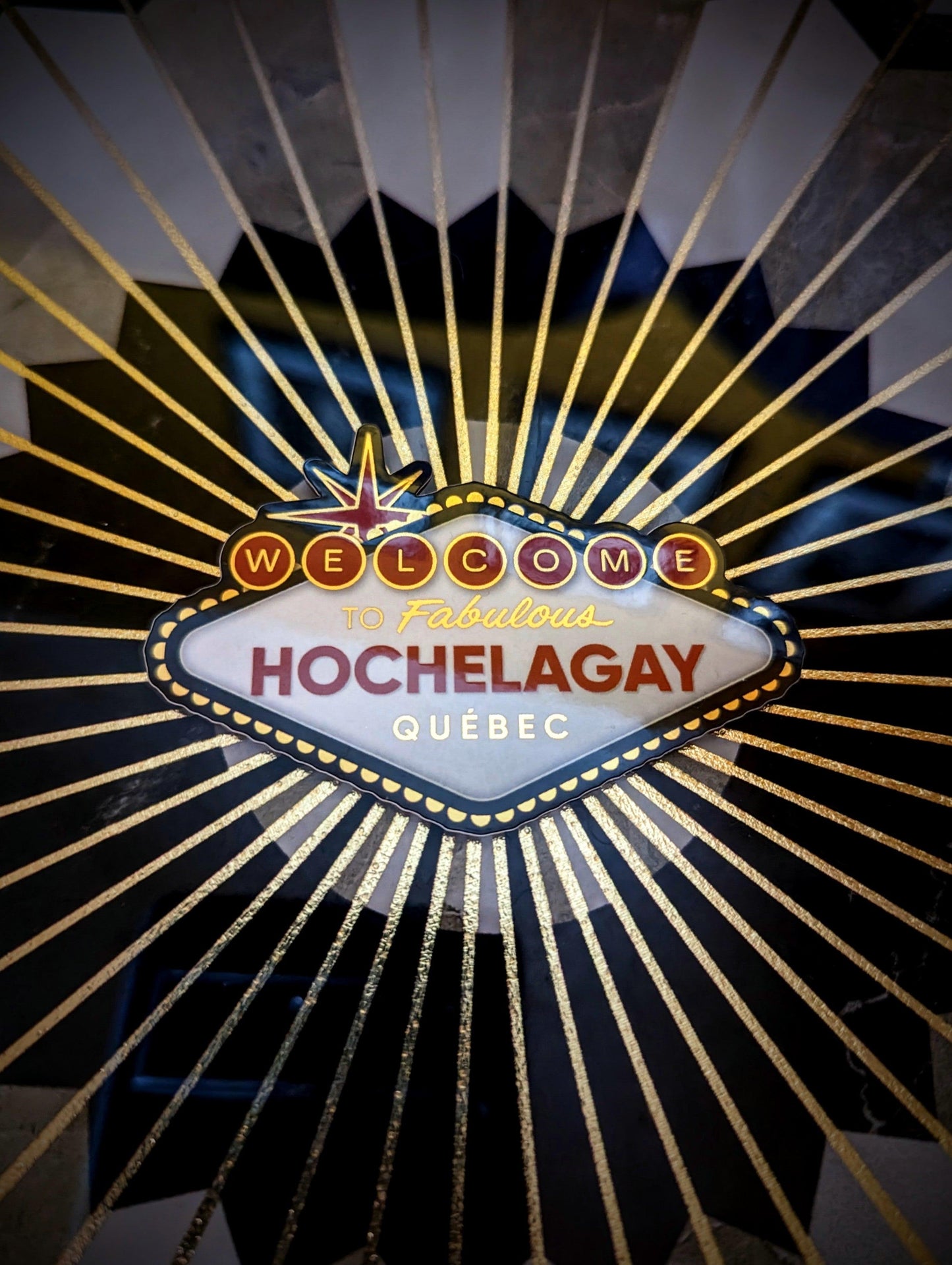 Sticker doré "Fabulous Hochelagay"